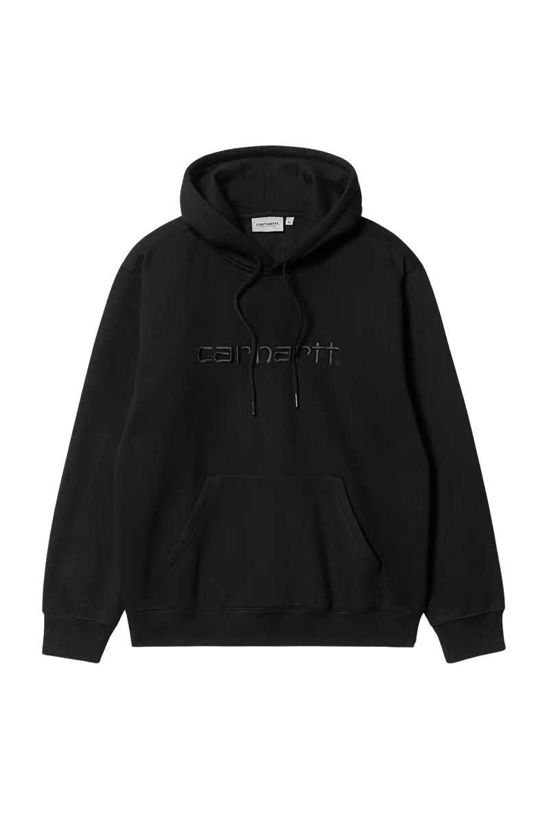 CARHARTT WIP HOODED CARHARTT SWEAT Black / Black