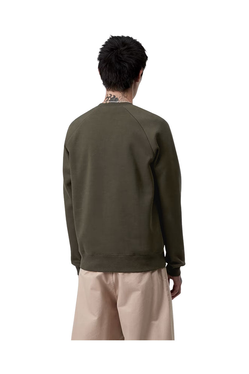 CARHARTT WIP CHASE SWEAT Olive / Gold