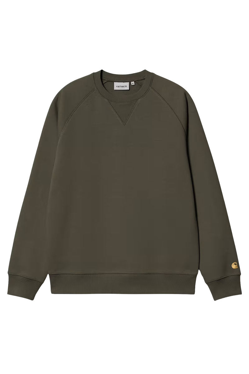 CARHARTT WIP CHASE SWEAT Olive / Gold
