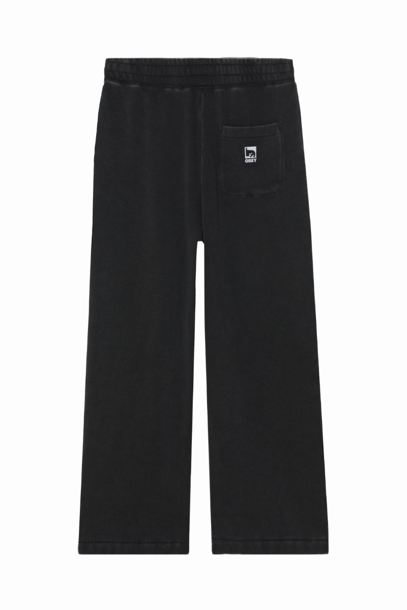 Obey Post Sweatpant Dusty Black Limo – view 2