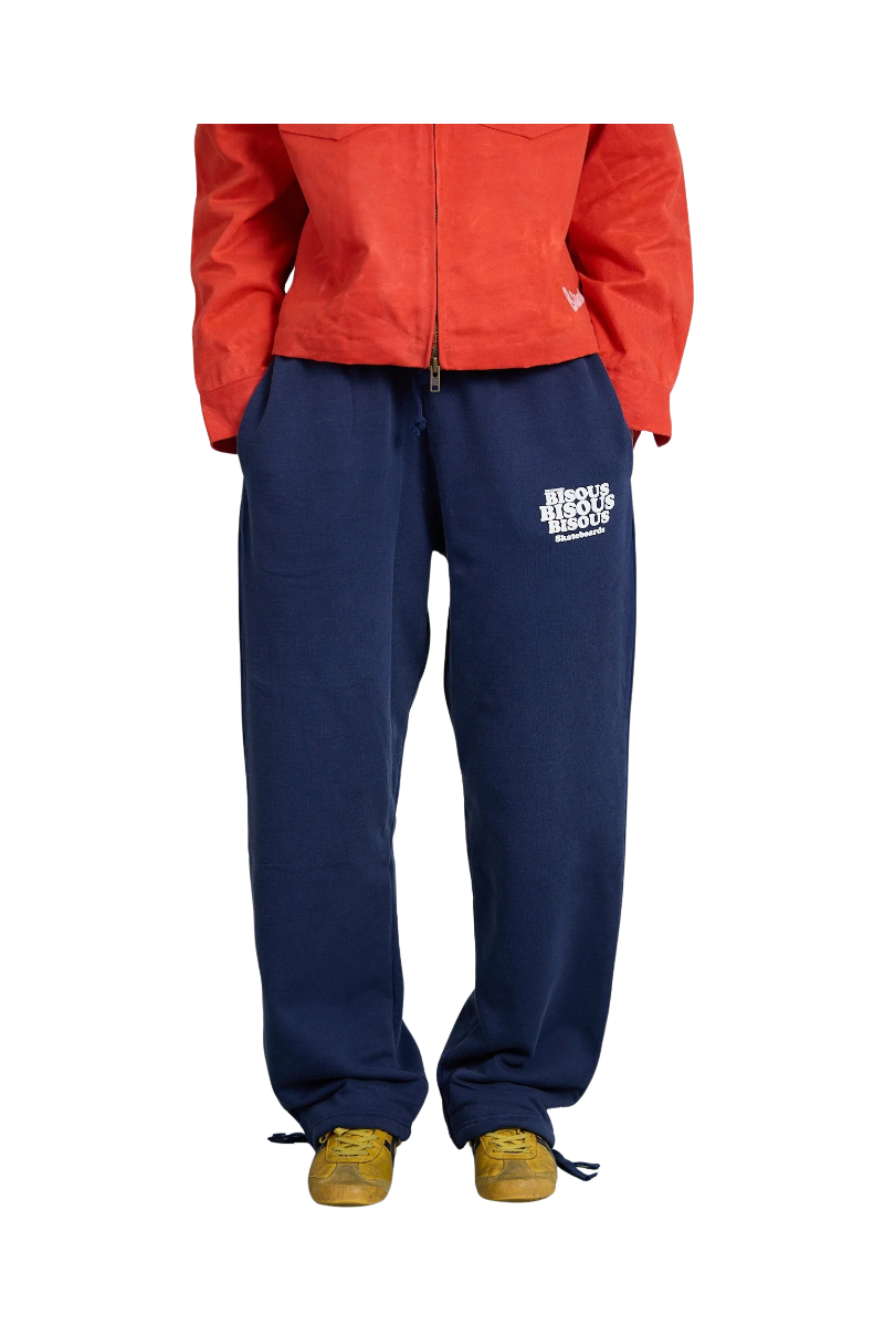 BISOUS SKATEBOARDS SWEATPANTS GREASE Navy
