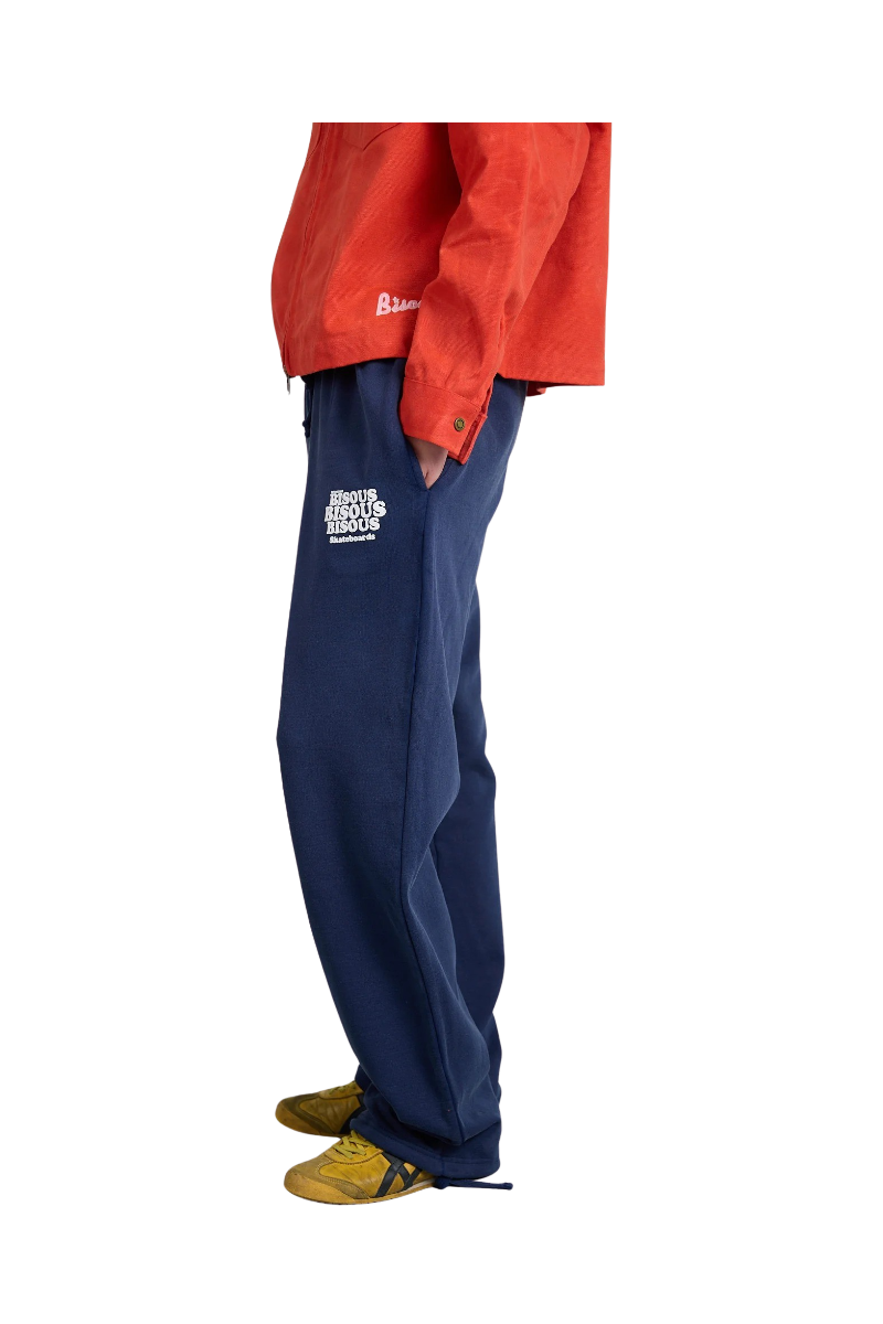 BISOUS SKATEBOARDS SWEATPANTS GREASE Navy