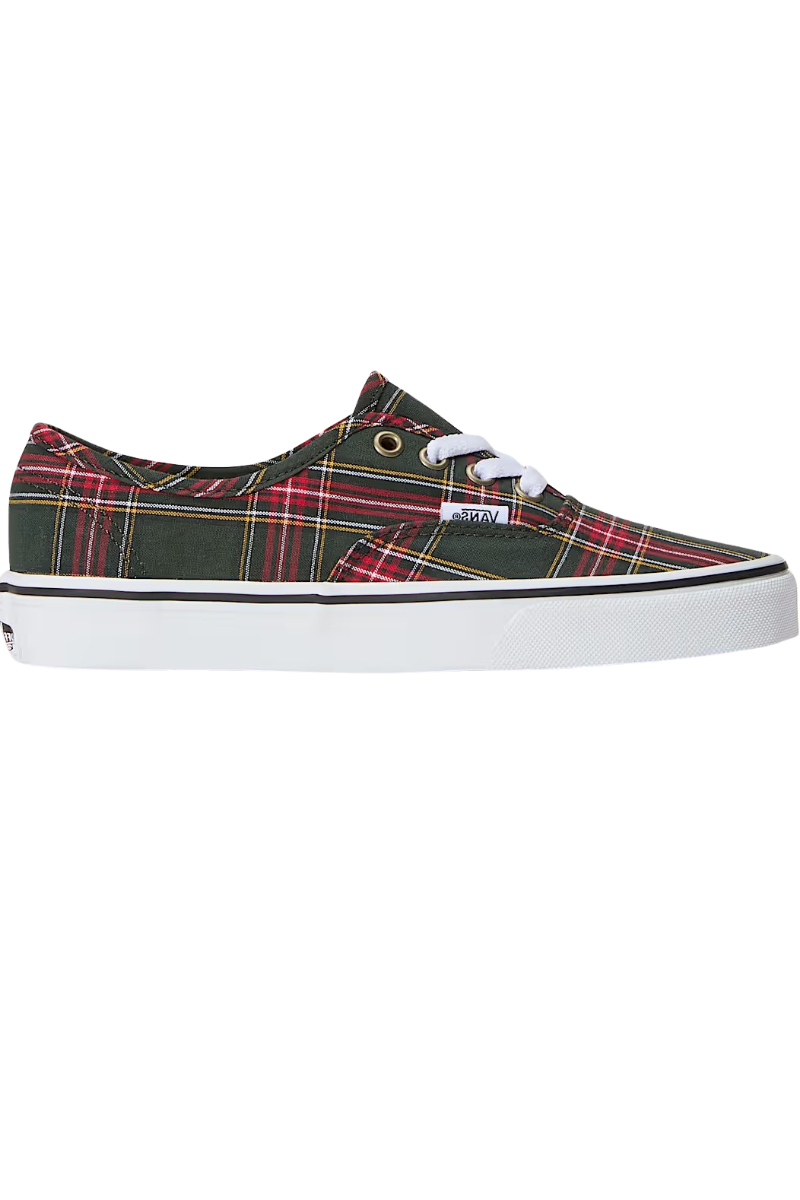 VANS AUTHENTIC TARTAN Red Green