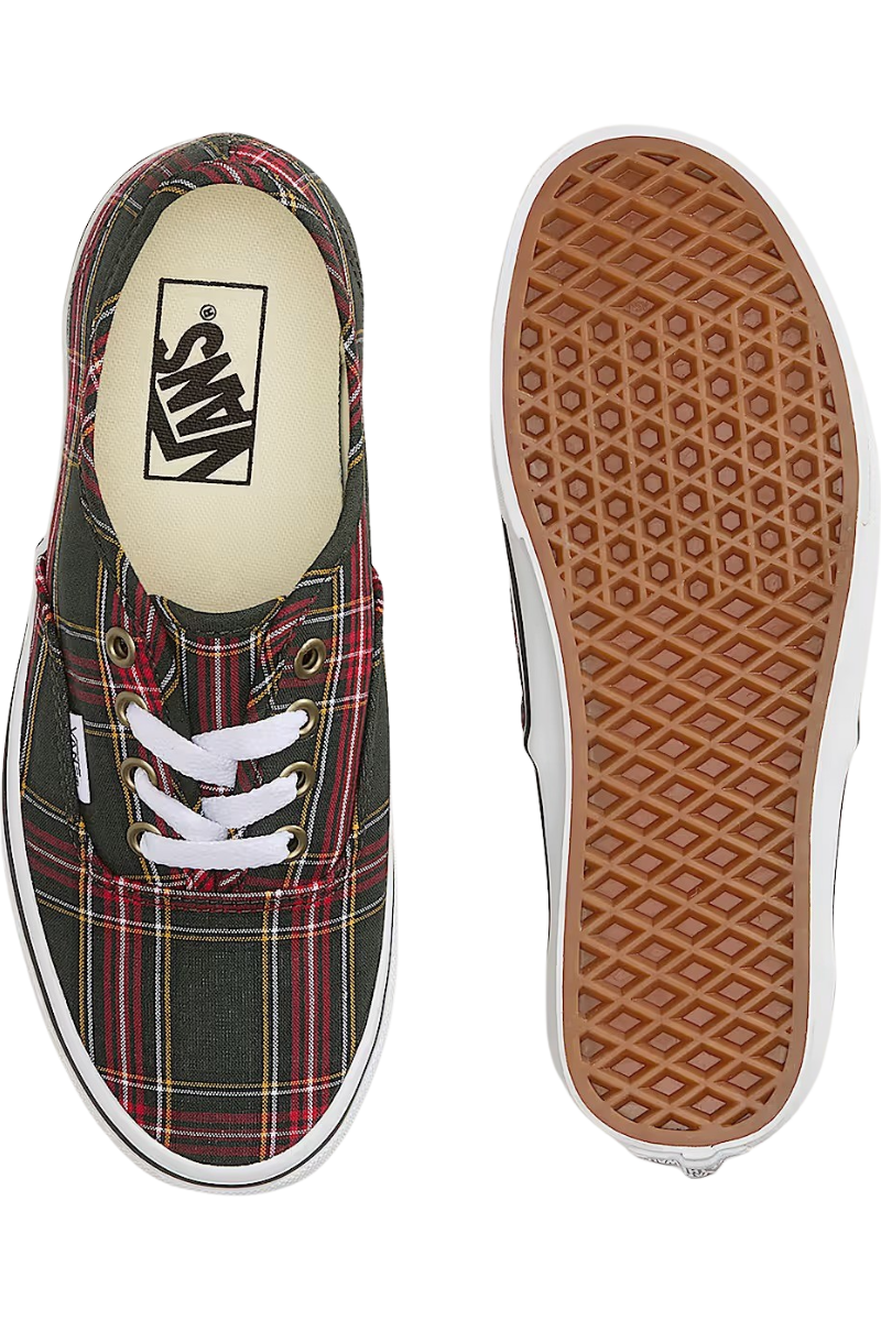 VANS AUTHENTIC TARTAN Red Green