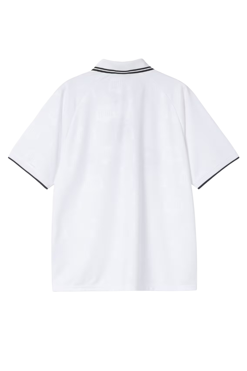 CARHARTT WIP TERRACE FOOTBALL T-SHIRT Heart Train Jacquard / White
