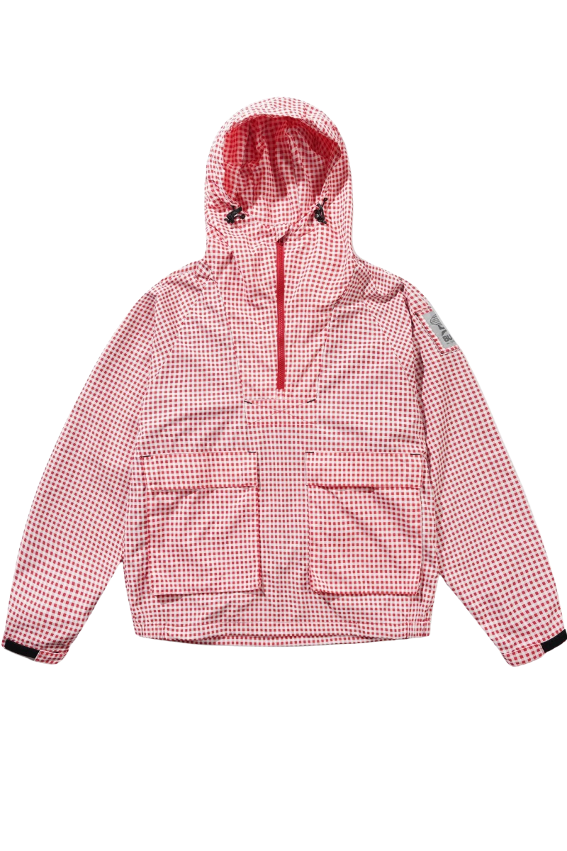 BUTTER TERRAIN ANORAK Red Gingham