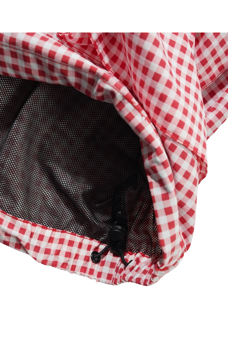 BUTTER TERRAIN ANORAK Red Gingham