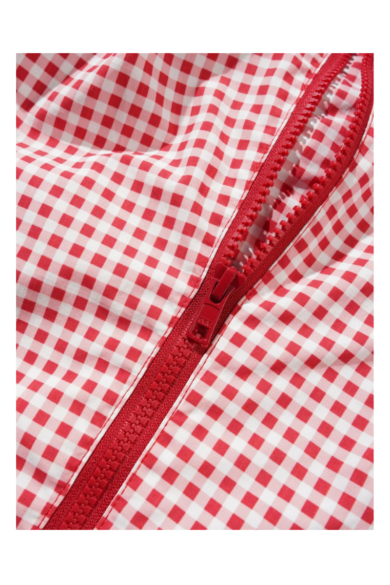 BUTTER TERRAIN ANORAK Red Gingham