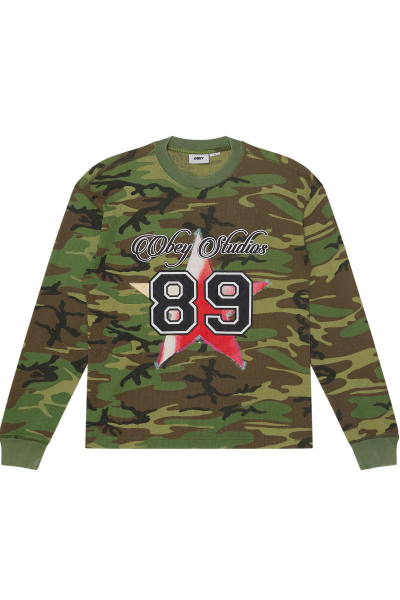 OBEY VARSITY STAR THERMAL Dusty Camo