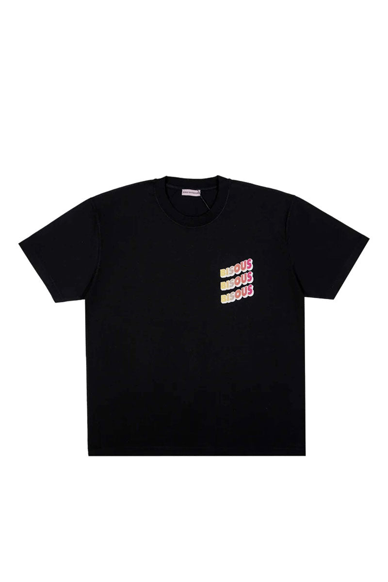 BISOUS SKATEBOARD T-SHIRT SONICS Black TIE/DYE