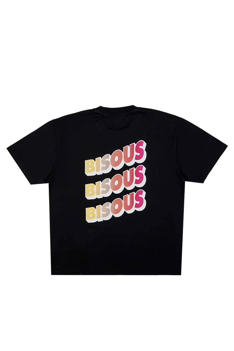 BISOUS SKATEBOARD T-SHIRT SONICS Black TIE/DYE