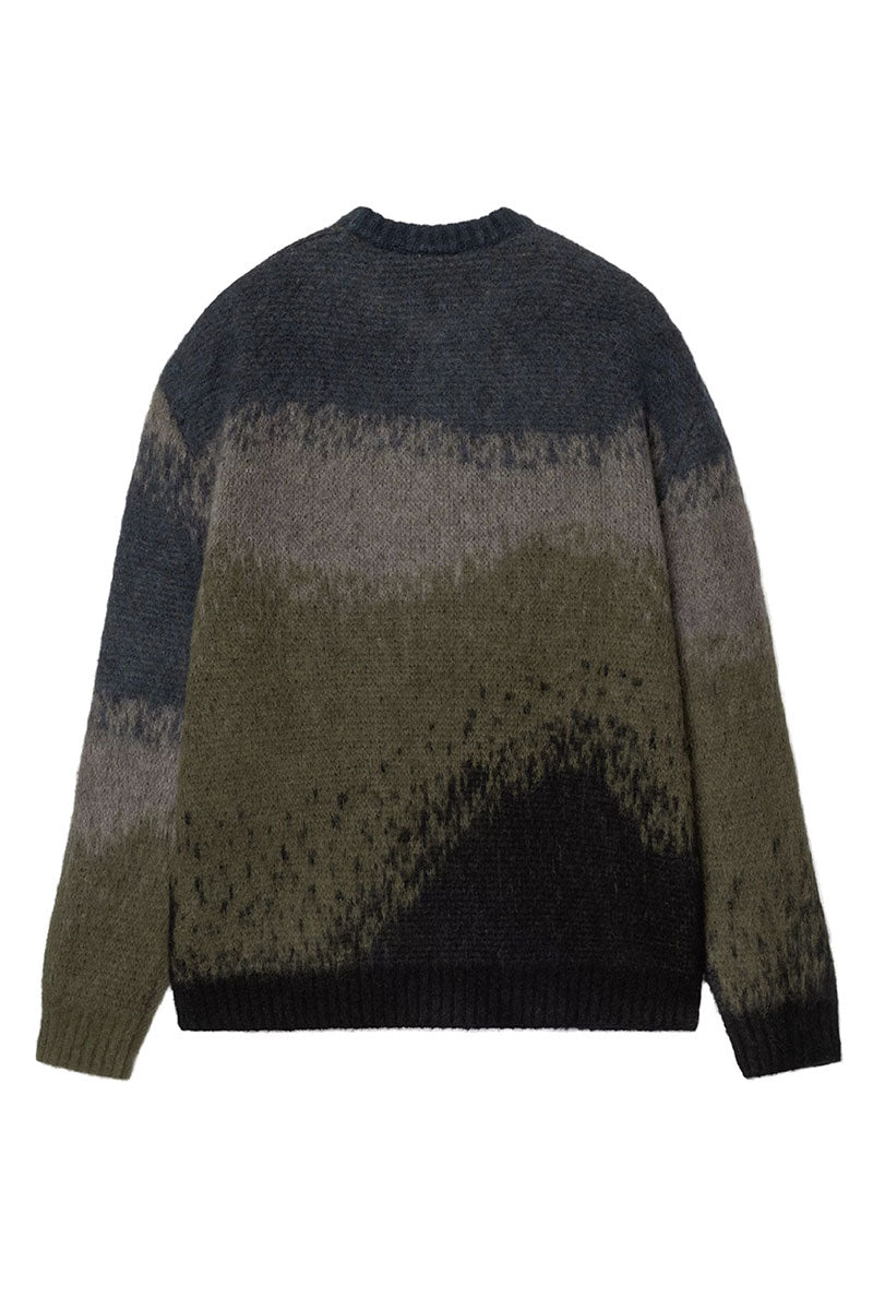 CARHARTT WIP TINLEY SWEATER Tinley Stripe / Jupiter