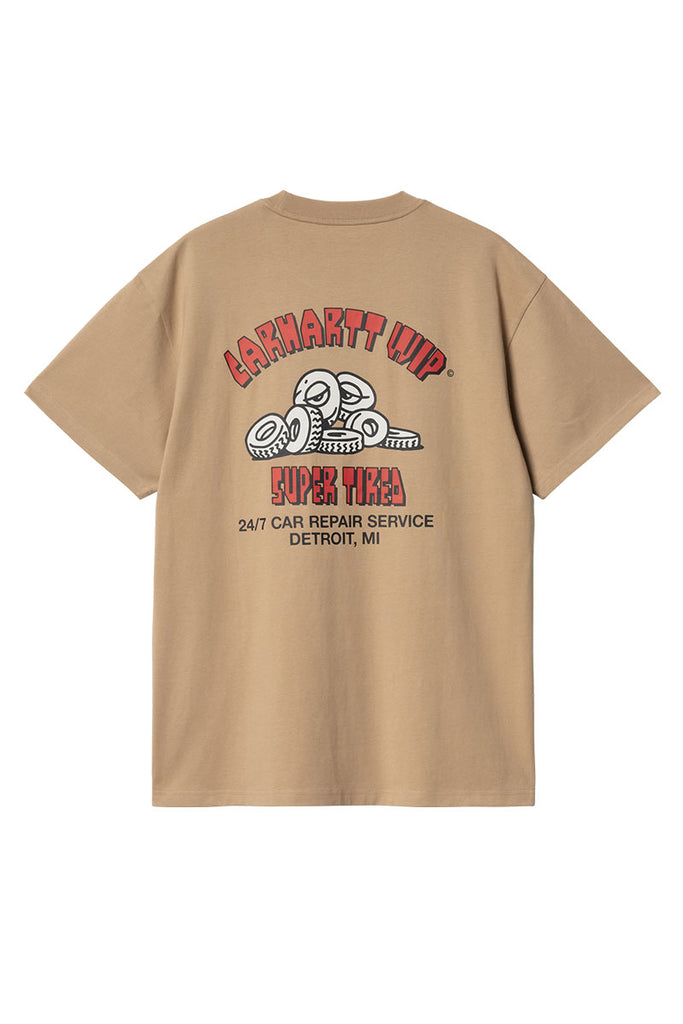 CARHARTT WIP SUPER TIRED T-SHIRT Peanut