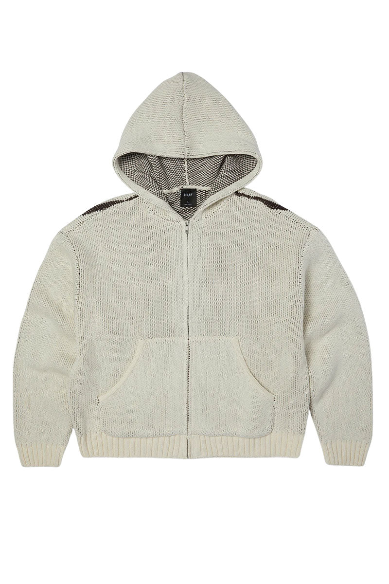 HUF TOKEN ZIP HOOD Bleach