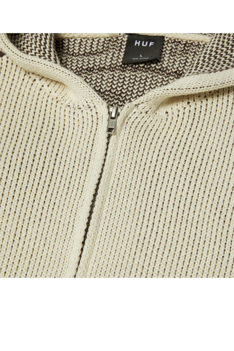 HUF TOKEN ZIP HOOD Bleach