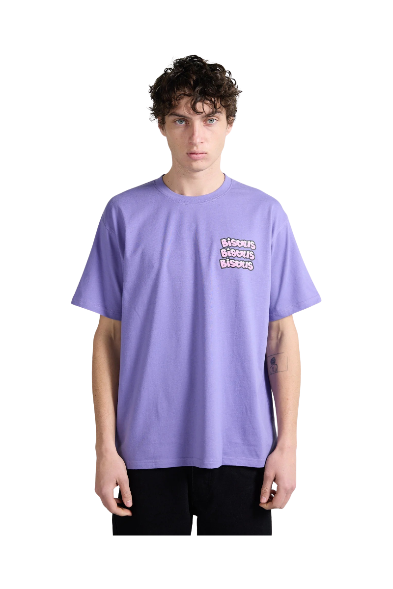 KISSES SKATEBOARDS SONICS T-SHIRT Light Blue