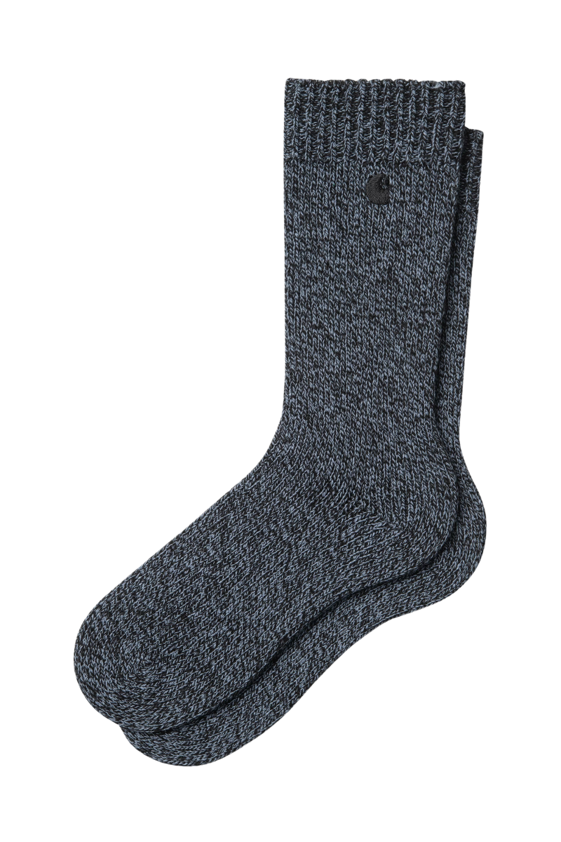 CARHARTT WIP TONY SOCKS Black / Shady Blue