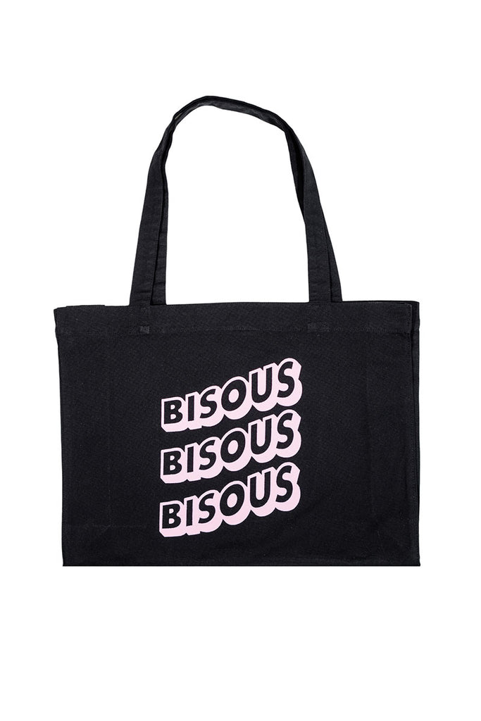 KISSES SKATEBOARD TOTE BAG SONICS Black