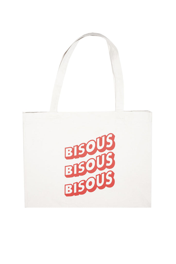 BISOUS SKATEBOARD TOTE BAG SONICS Natural