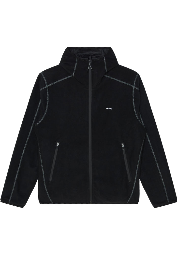 Veste polaire Obey Trek noire
