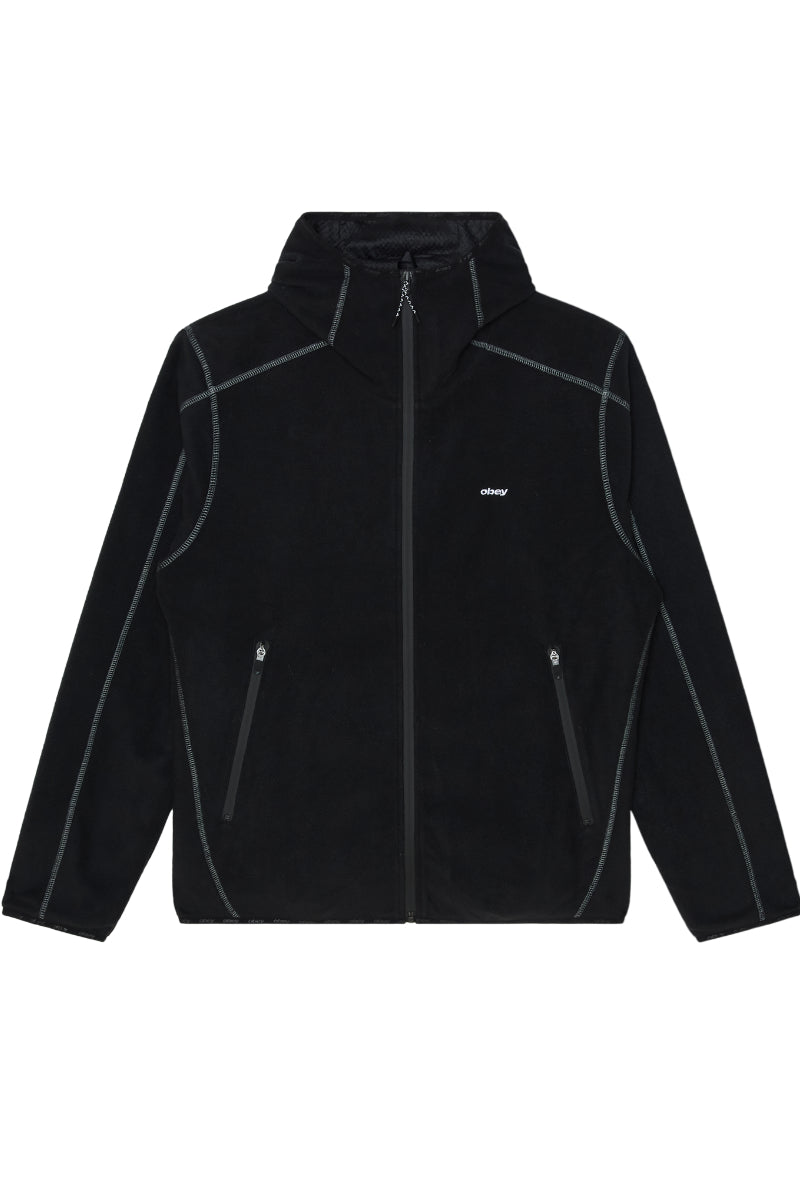 Veste polaire Obey Trek noire