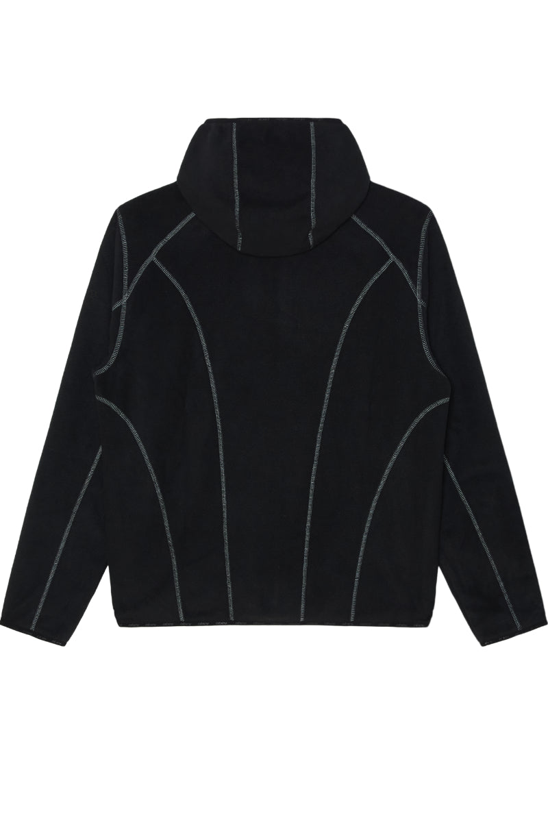 Veste polaire Obey Trek noire – vue 2