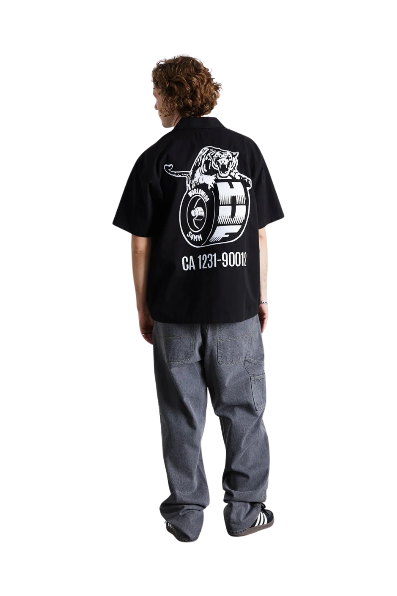 HUF URETHANE SHIRT SS WORK Black