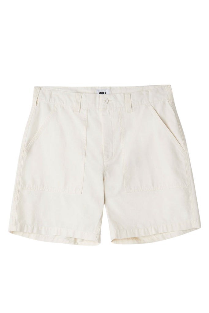 OBEY UTILITY SHORT Unbleached