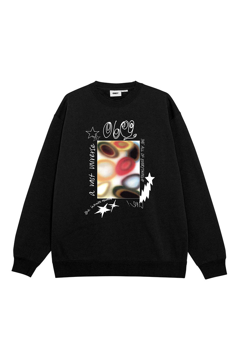OBEY VAST UNIVERSE CREW Black