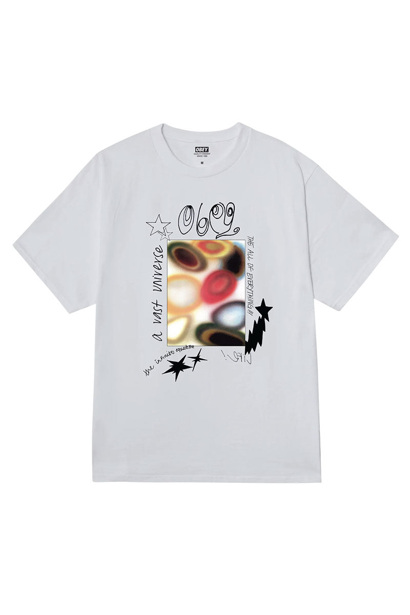 OBEY VAST UNIVERSE T-SHIRT White