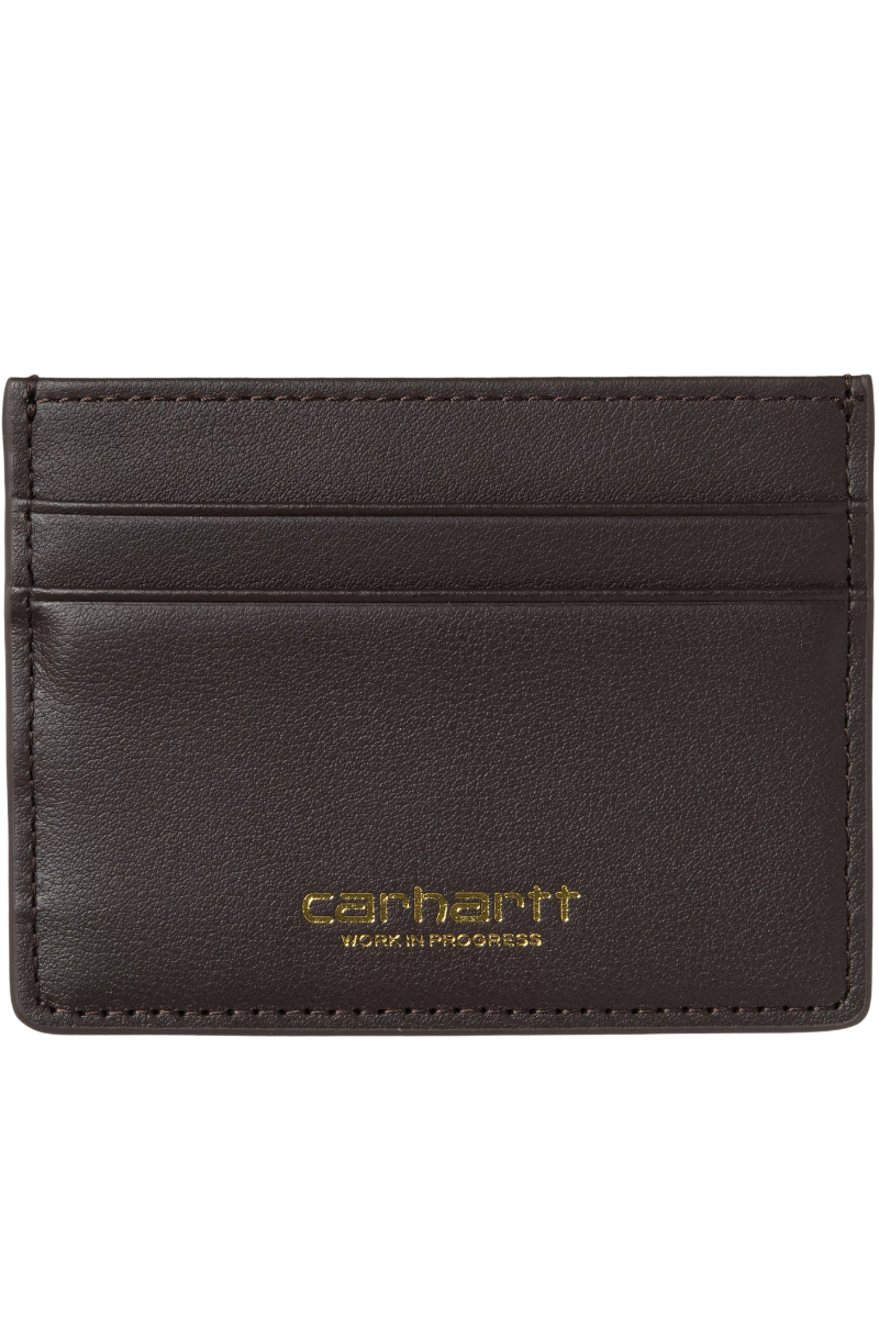 CARHARTT WIP VEGAS CARDHOLDER Tobacco / Gold