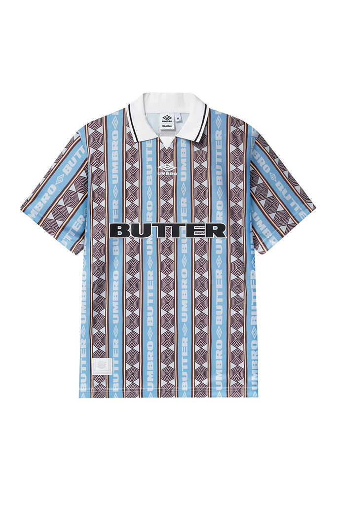 BUTTER x UMBRO VERT JERSEY Sky / Brown