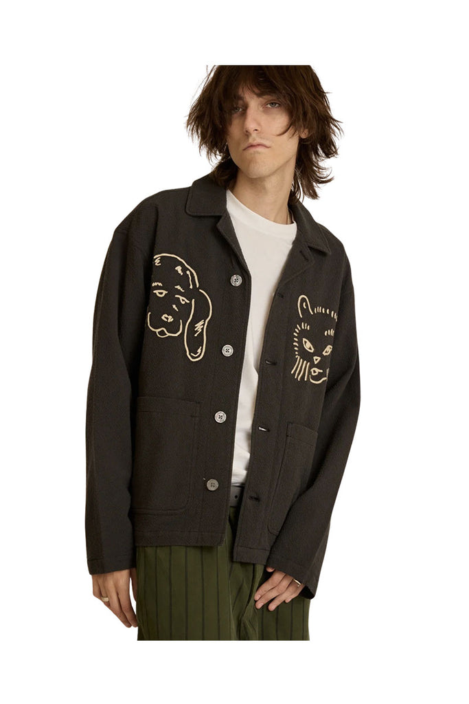 OBEY VESTA SHIRT JACKET Pirate Black