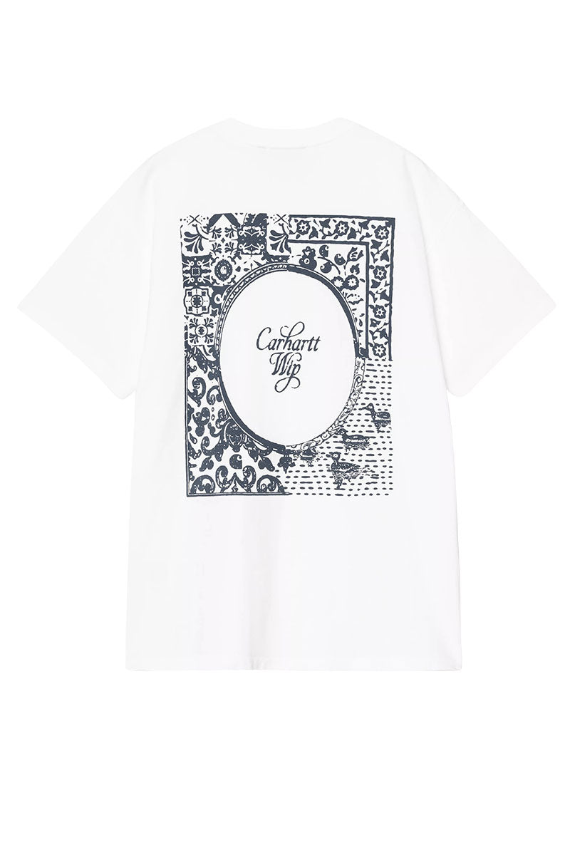 CARHARTT WIP VESTIGE T-SHIRT White Stone Washed