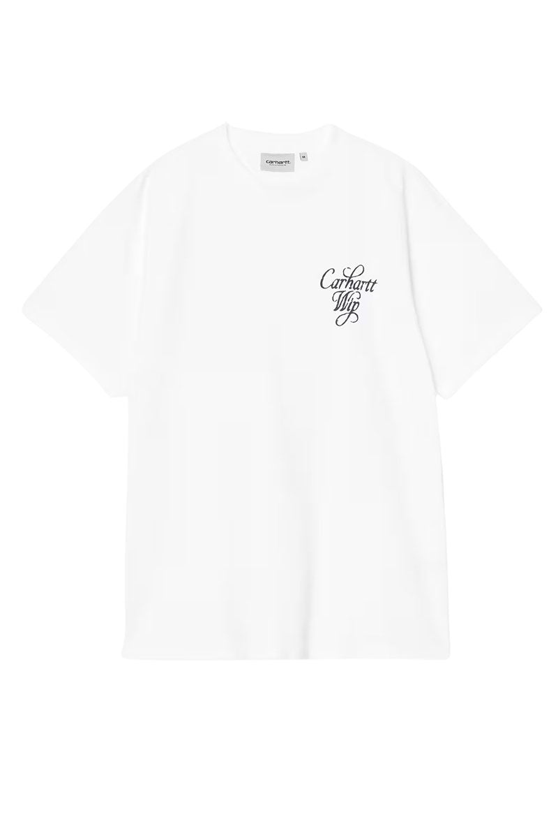 CARHARTT WIP VESTIGE T-SHIRT White Stone Washed