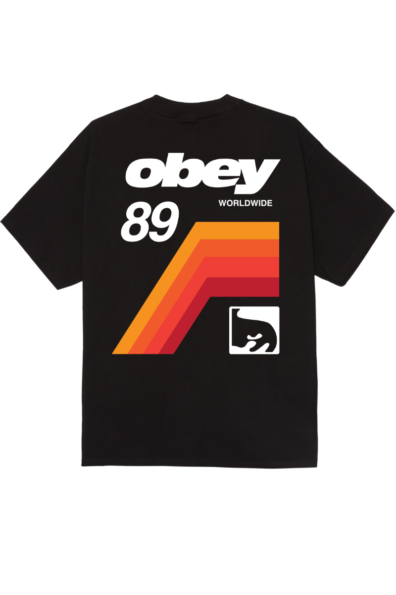 OBEY VHS T-SHIRT Black