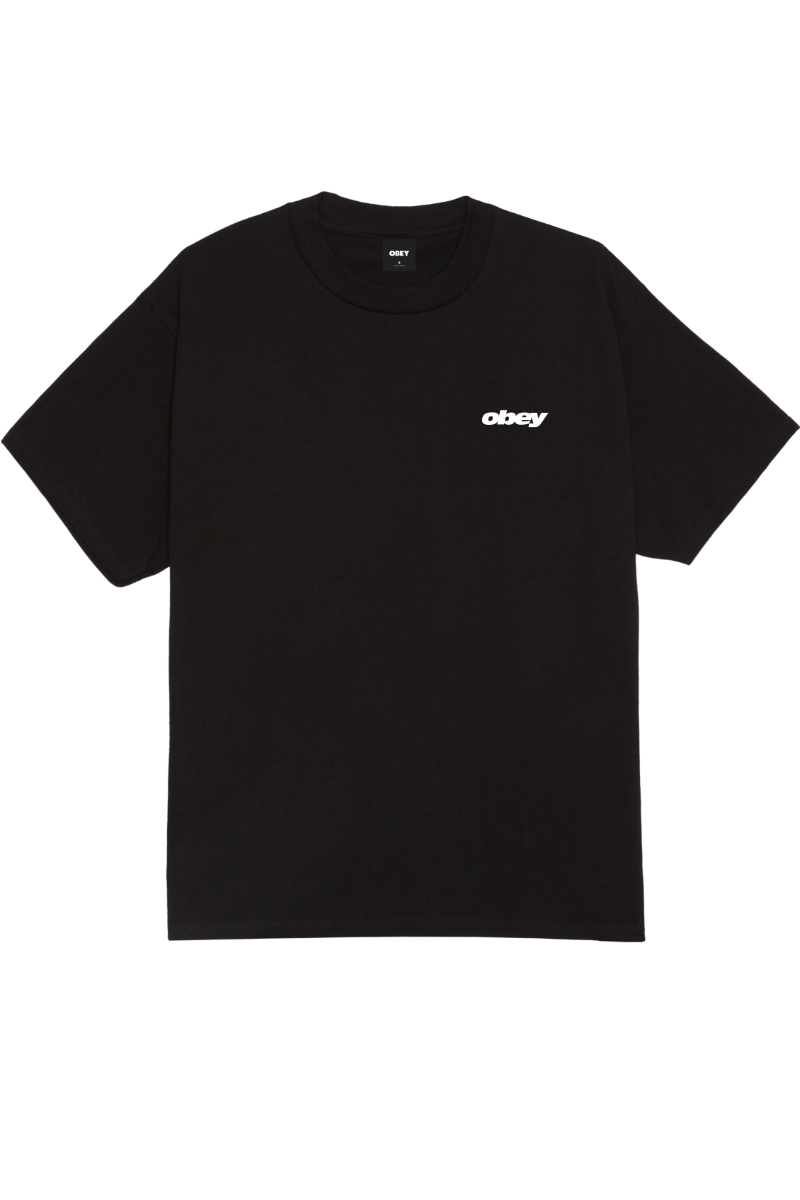 OBEY VHS T-SHIRT Black