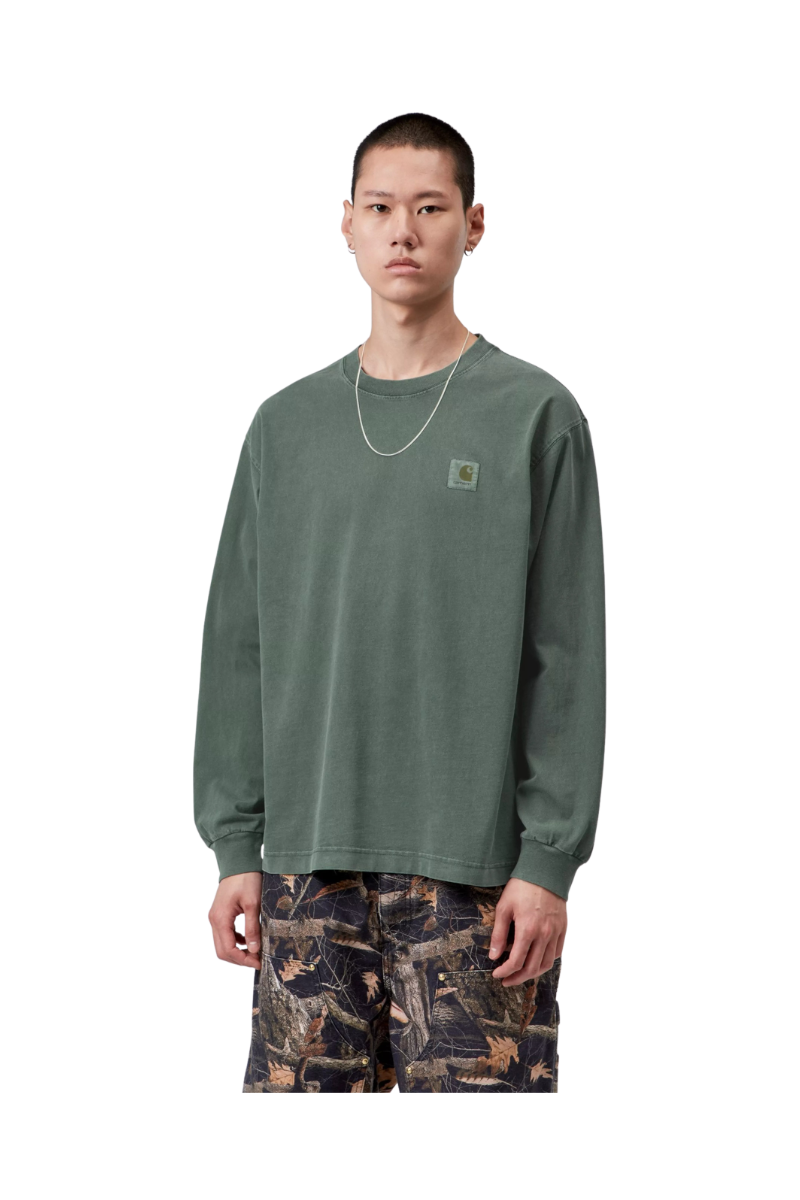CARHARTT WIP L/S VISTA T-SHIRT Dark Scarab