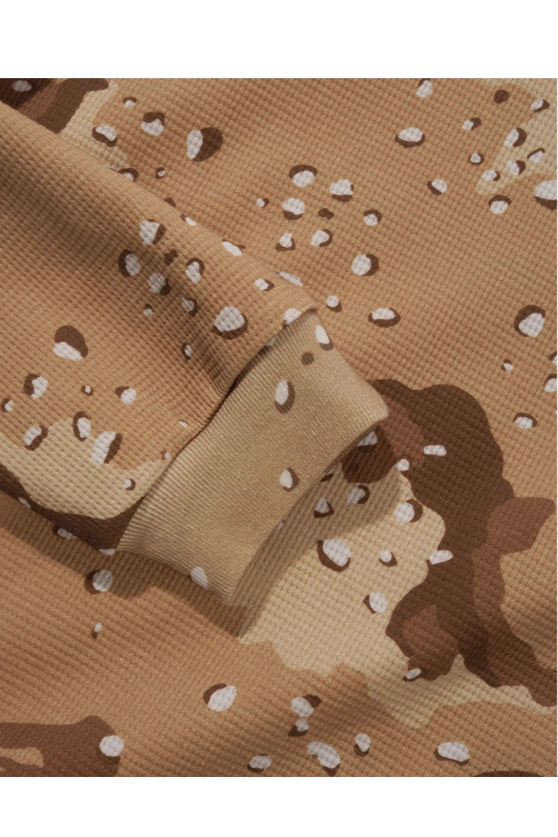 BUTTER WAFFLE L/S T-SHIRT Desert Camo