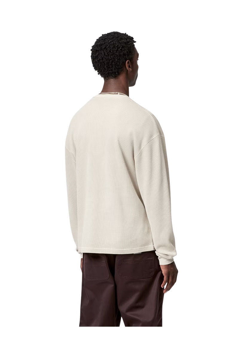 CARHARTT WIP L/S VISTA WAFFLE T-SHIRT Fleur de Sel