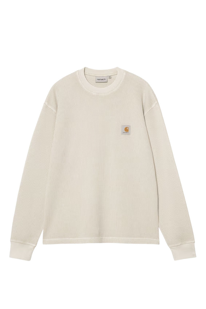 CARHARTT WIP L/S VISTA WAFFLE T-SHIRT Fleur de Sel