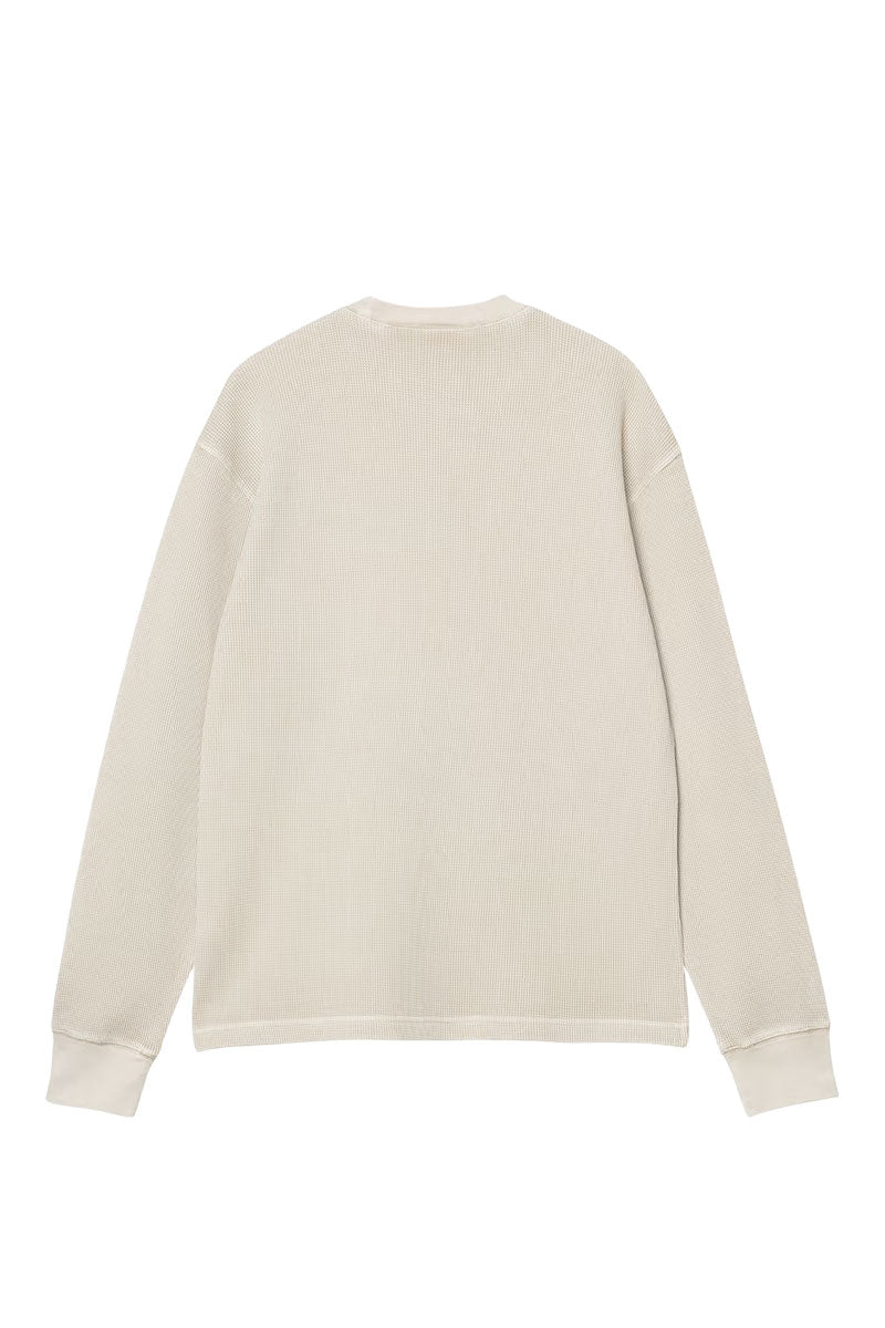 CARHARTT WIP L/S VISTA WAFFLE T-SHIRT Fleur de Sel