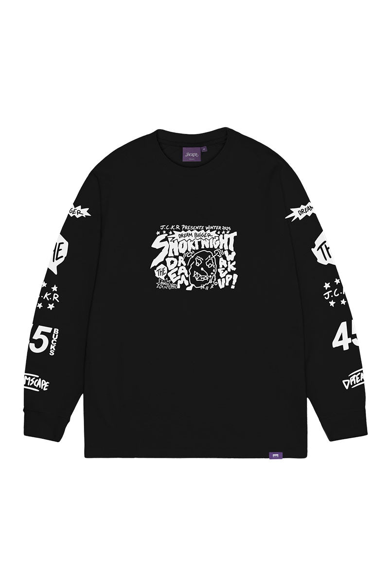 JACKER WAKE UP L/S T-SHIRT Black