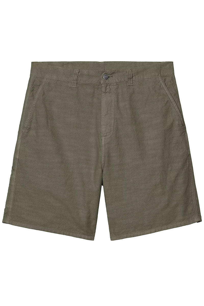 CARHARTT WIP WALTER SINGLE KNEE SHORT Leaf Garment Dyed 