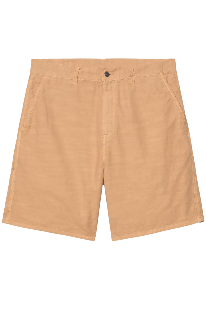 CARHARTT WIP WALTER SINGLE KNEE SHORT Dusty H Brown Garment Dyed 