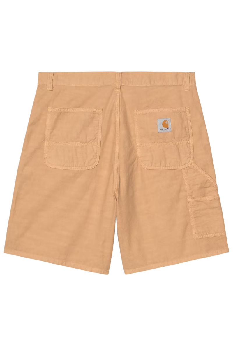 CARHARTT WIP WALTER SINGLE KNEE SHORT Dusty H Brown Garment Dyed 