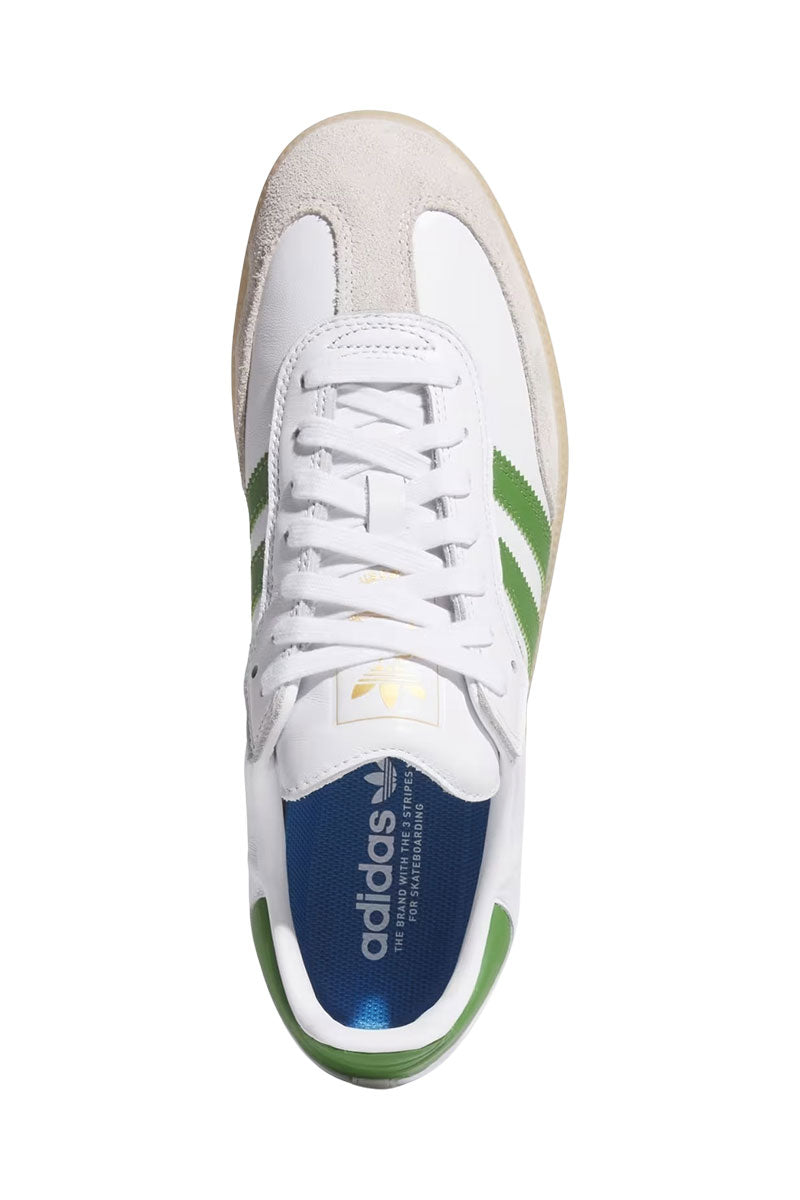 ADIDAS SKATEBOARDING SAMBA ADV White / Green / Grey / Gum