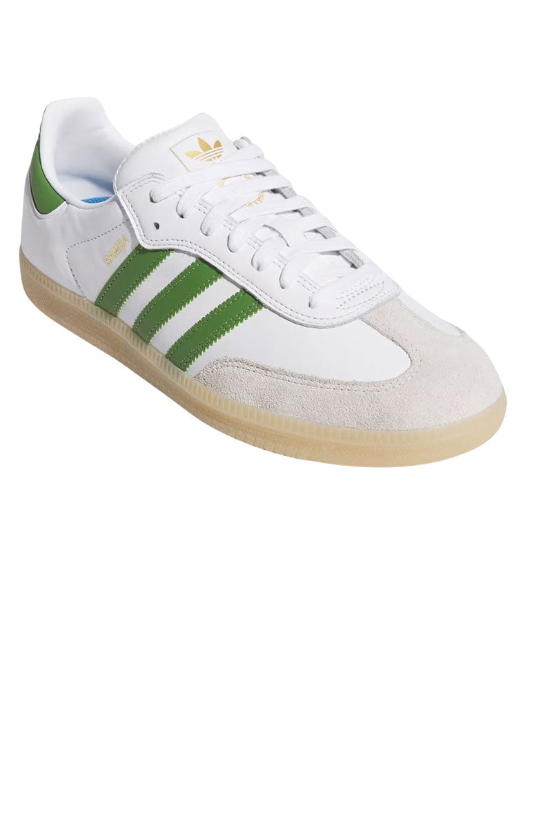 ADIDAS SKATEBOARDING SAMBA ADV White / Green / Grey / Gum