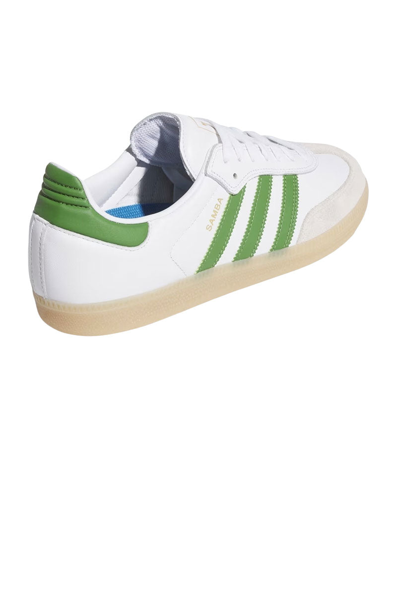 ADIDAS SKATEBOARDING SAMBA ADV White / Green / Grey / Gum