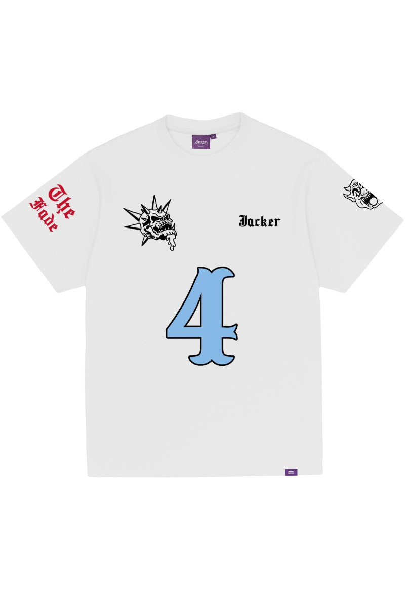 T-shirt Jacker Wild Wheelers blanc